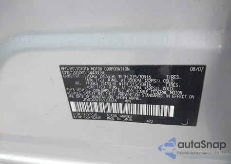 2008 Toyota Rav4 z USA, uszkodzony, nr VIN JTMZD33V786054618